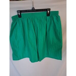 Womans Plus Size Green Shorts